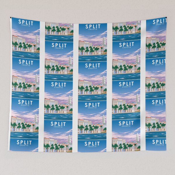 Artikelvorschau, Split, Kroatien – Vintage, Minimalismus, Retro-Reisen entworfen und verkauft von maximili-shepp.
