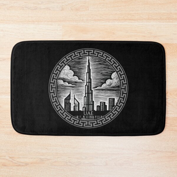 Item preview, United Arab Emirates Vintage Woodcut Art designed and sold by Thistle-TShop.
