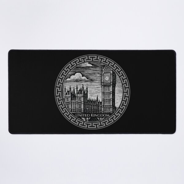Item preview, United Kingdom Vintage Woodcut Art designed and sold by Thistle-TShop.