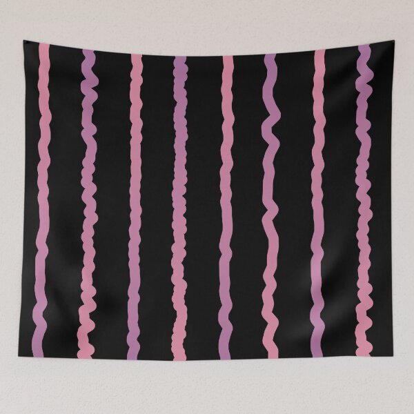Item preview, Mauve and Pink Wavy Stripes — Soft Aesthetic Pattern designed and sold by dfly-creations.