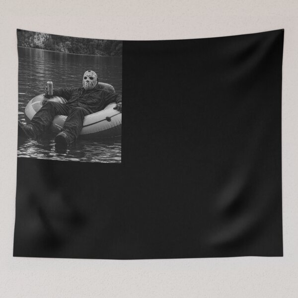 Item preview, Jason Voorhees Tshirts Pool Float Slasher Horror designed and sold by griffithrbb35.