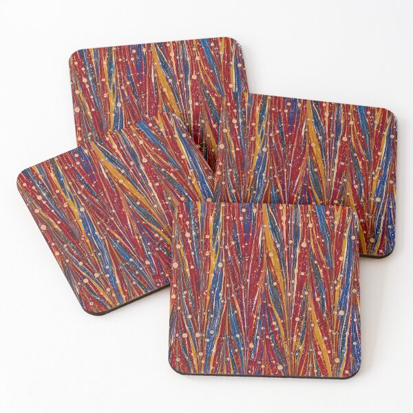 Item preview, Antique Endpaper Prints Striped Marbling Speckled Ribbon Textures designed and sold by PinUpPizzazz.