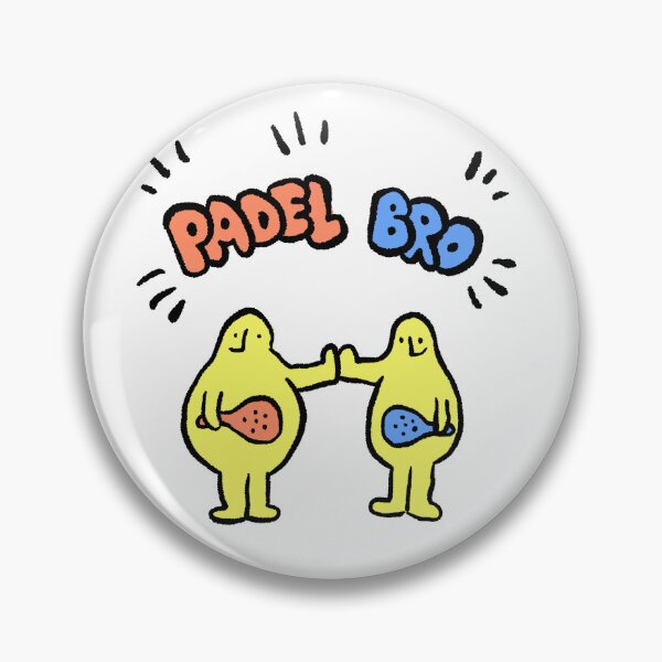 Item preview, Yellow Blob Padel Bros High Five designed and sold by Childish by Design.