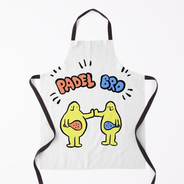 Item preview, Yellow Blob Padel Bros High Five designed and sold by Childish by Design.