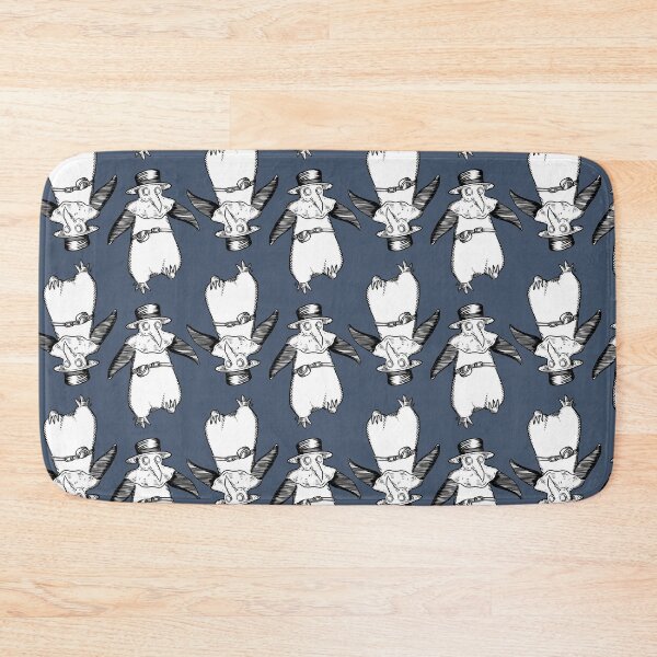 Item preview, Plague Doctor Penguin - Black and White designed and sold by heymichah.