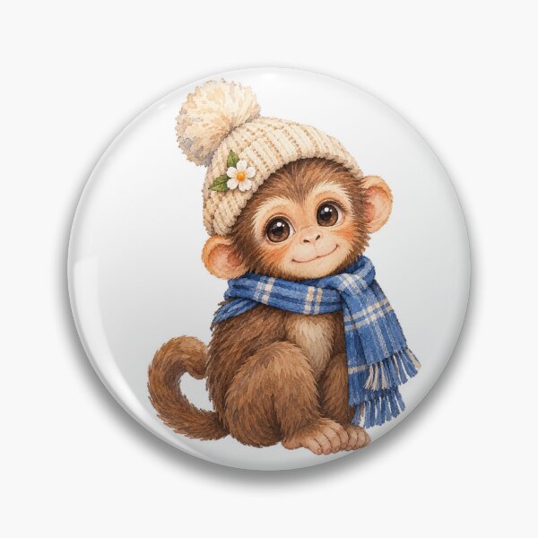 Item preview, Cute Watercolor Monkey designed and sold by derricwise.