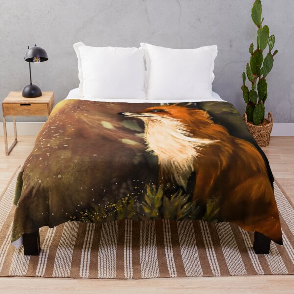 Item preview, Golden Autumn Fox – Enchanted Woodland Art designed and sold by ArtistsAtticWI.