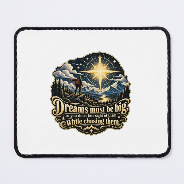 Item preview, Guiding Giant Star Night Horizon — Dream Big Celestial Poster Art designed and sold by DesignArtEmpire.