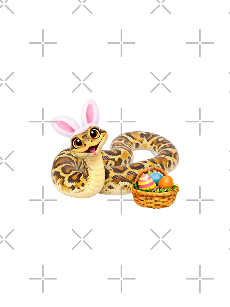 Thumbnail 4 of 4, iPhone Case, Sweet Reticulated Python Easter designed and sold by Sillytoe.
