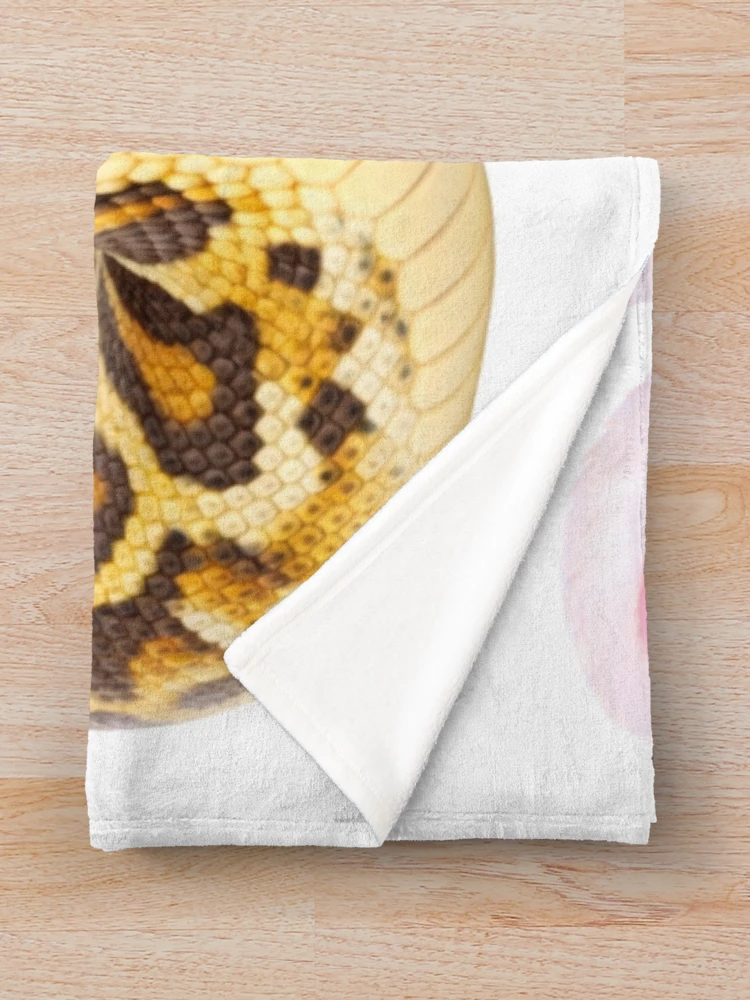 Thumbnail 3 of 6, Throw Blanket, Sweet Reticulated Python Easter designed and sold by Sillytoe.