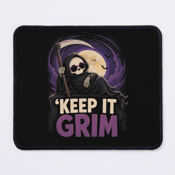 Item preview, Keep It Grim Funny Halloween Grim Reaper Gift designed and sold by Say It With Ink.