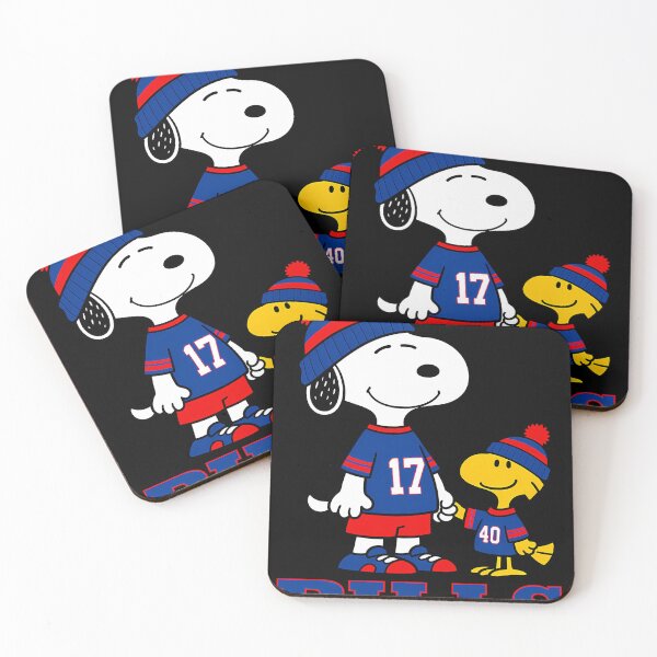 Item preview,  Snoopy Woodstock Buffalo Bills Football  designed and sold by thymowalravens.
