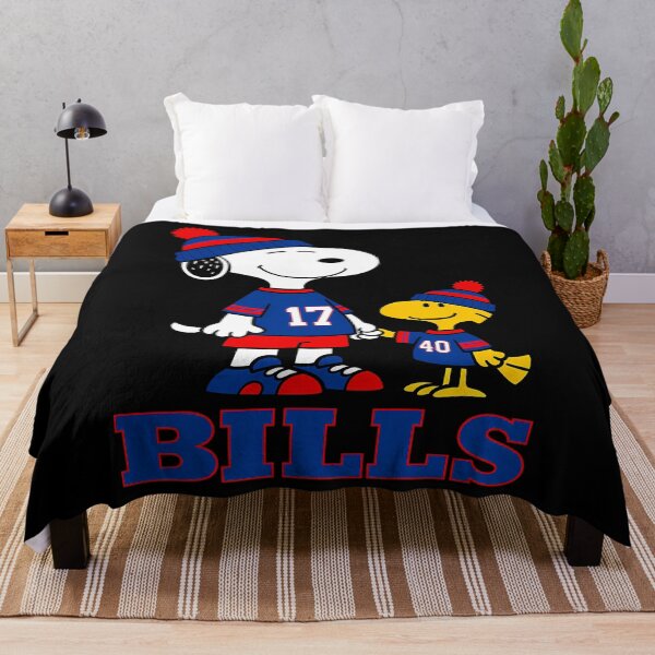 Item preview, Snoopy Woodstock Buffalo Bills Football designed and sold by thymowalravens.