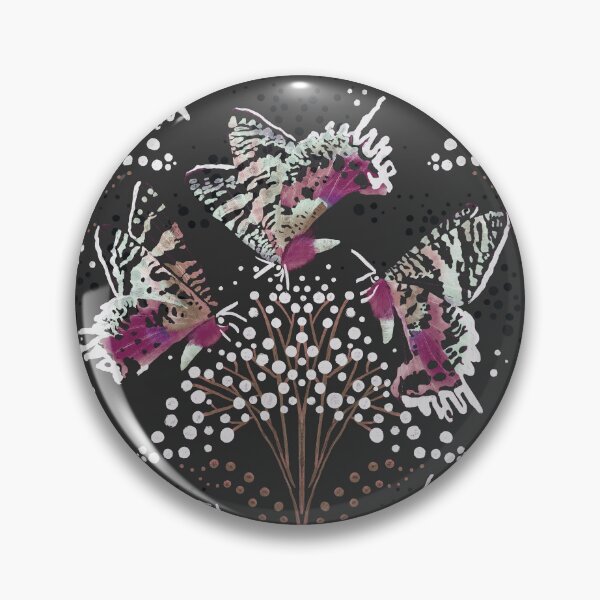 Item preview, Sunset Moths Magenta Midnight designed and sold by LoveAlways-AEP.