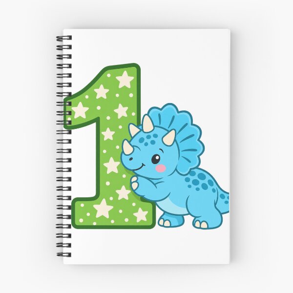 Item preview, Cute Triceratops Number 1 Dinosaur Birthday designed and sold by skyartdesign.