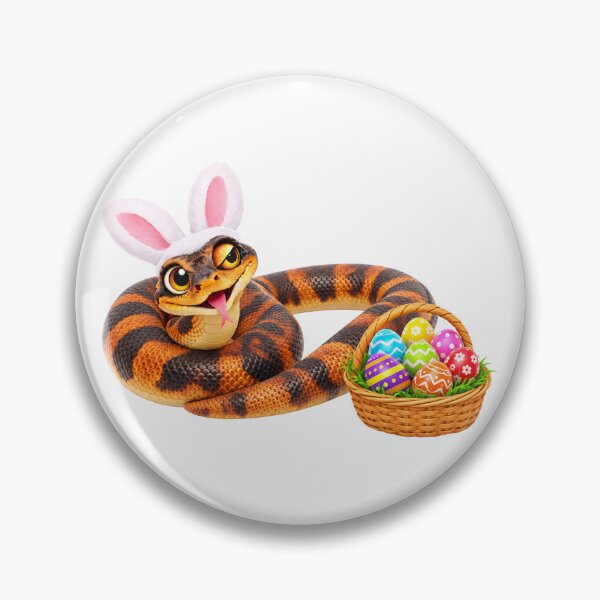 Item preview, Bright Ringed Python Easter designed and sold by Sillytoe.