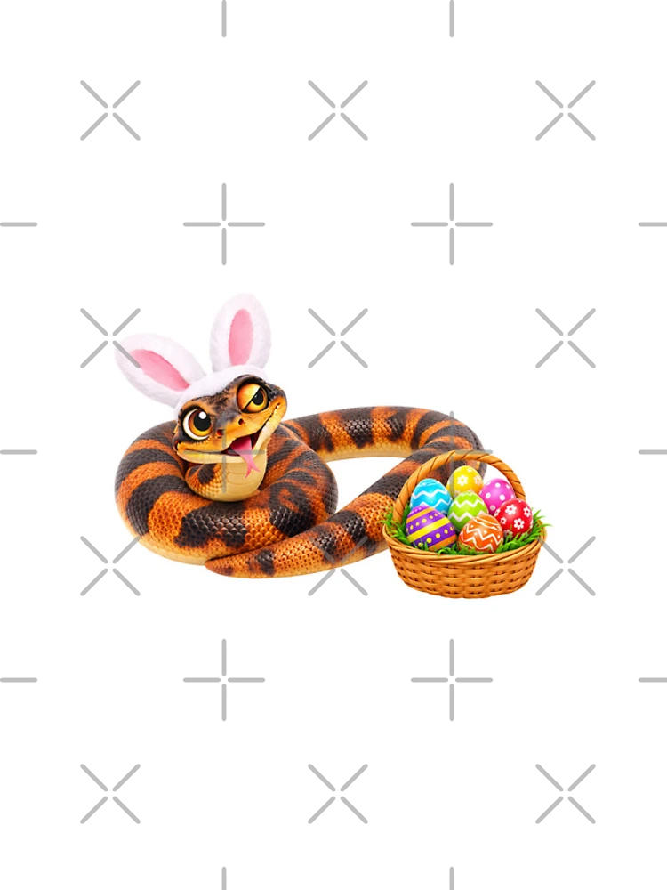 Thumbnail 4 of 4, iPhone Case, Bright Ringed Python Easter designed and sold by Sillytoe.