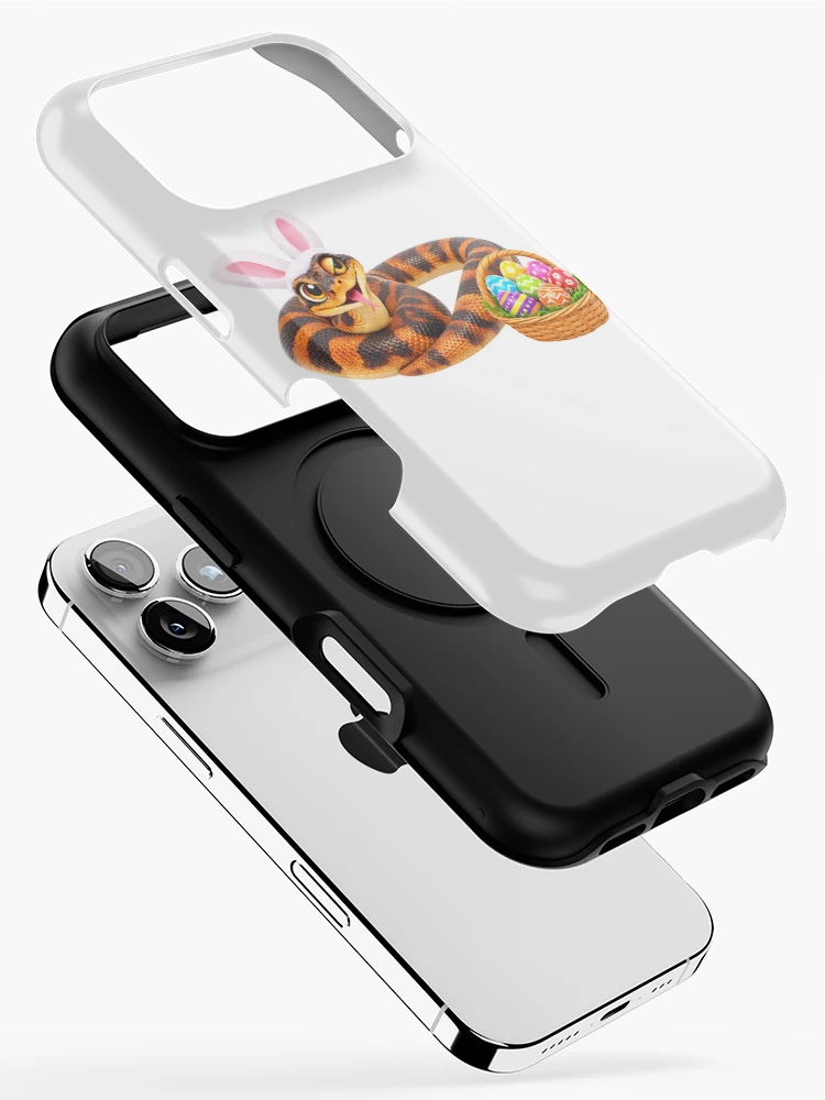 Thumbnail 2 of 4, iPhone Case, Bright Ringed Python Easter designed and sold by Sillytoe.