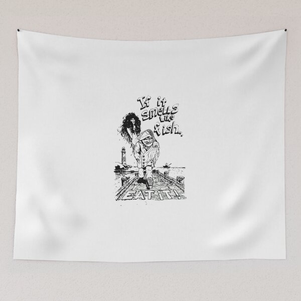 Item preview, Sarcastic Sea Sailor Mermaid Lighthouse Comic Drawing designed and sold by BaronFay60.