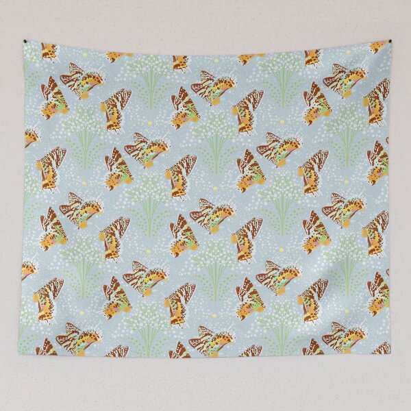 Item preview, Sunset Moths Blue Sky designed and sold by LoveAlways-AEP.