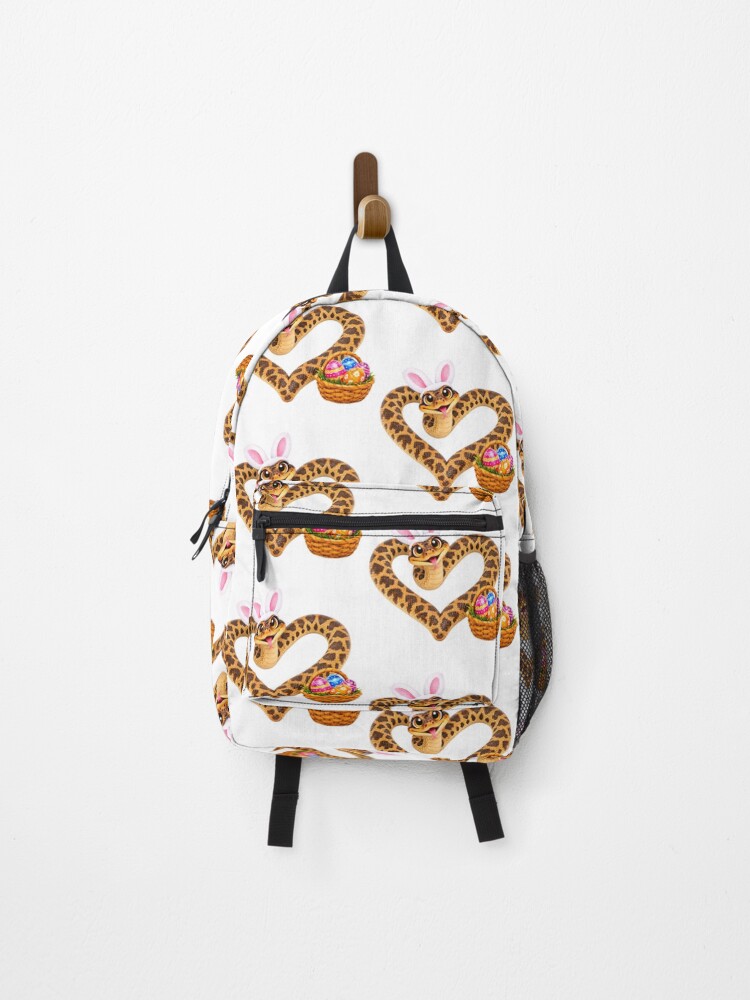 Thumbnail 1 of 3, Backpack, Happy Rock Python Easter designed and sold by Sillytoe.