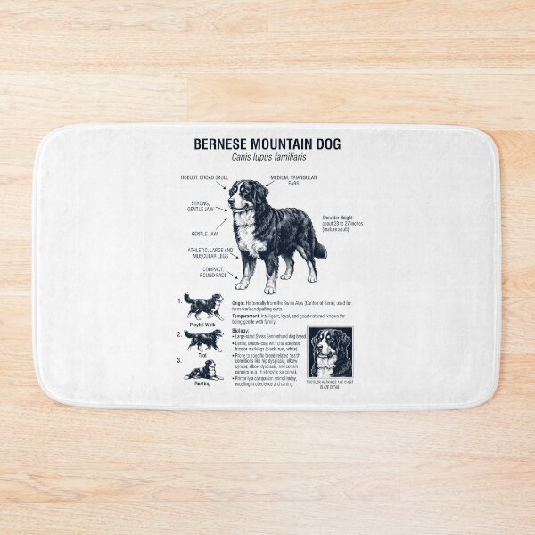 Item preview, Bernese Mountain Dog Scientific Anatomy Biology Dog Lover designed and sold by dian-rody-crest.