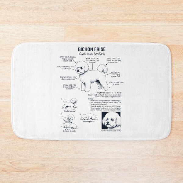 Item preview, Bichon Frise Scientific Anatomy Biology Dog Lover designed and sold by dian-rody-crest.