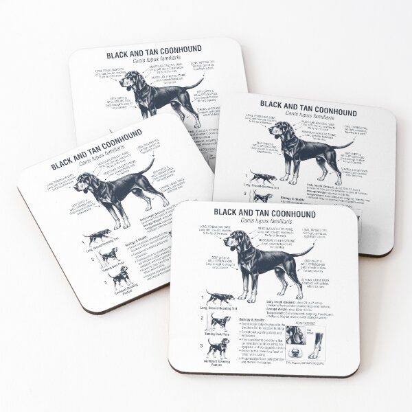 Item preview, Black and Tan Coonhound Scientific Anatomy Biology Dog Lover designed and sold by dian-rody-crest.