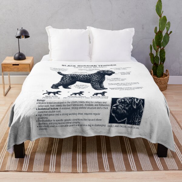 Item preview, Black Russian Terrier Scientific Anatomy Biology Dog Lover designed and sold by dian-rody-crest.