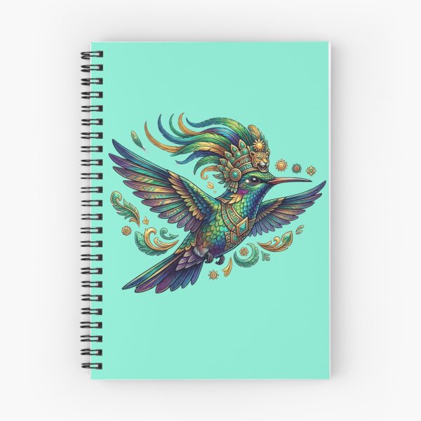 Item preview, Aztec Hummingbird Headdress – Colorful Mayan Sacred Bird Art designed and sold by obalartsMerch.