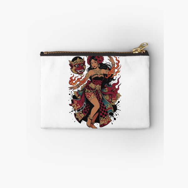 Item preview, Fire Dancer Monkey Mask Red Hibiscus Flame Art designed and sold by cannsuh.
