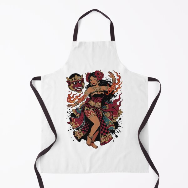 Item preview, Fire Dancer Monkey Mask Red Hibiscus Flame Art designed and sold by cannsuh.