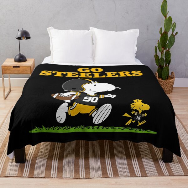 Artikelvorschau, Snoopy Woodstock Pittsburgh Steelers Football entworfen und verkauft von Tsjernobyl.