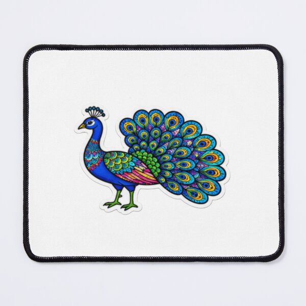 Item preview, Peacock with mandala art designed and sold by Serila.