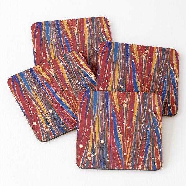 Item preview, Antique Endpaper Prints Striped Marbling Speckled Ribbon Textures designed and sold by PinUpPizzazz.