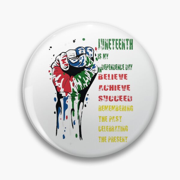 Item preview, Juneteenth Black Freedom Power Fist Paint Splash designed and sold by ShermBartolet35.