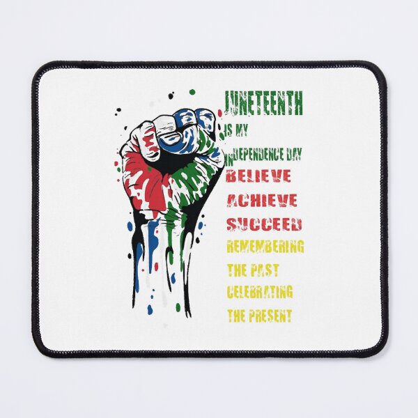 Item preview, Juneteenth Black Freedom Power Fist Paint Splash designed and sold by ShermBartolet35.