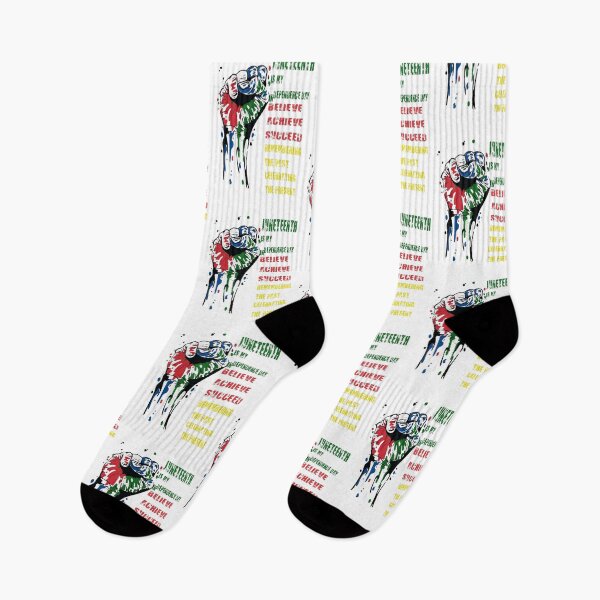 Item preview, Juneteenth Black Freedom Power Fist Paint Splash designed and sold by ShermBartolet35.