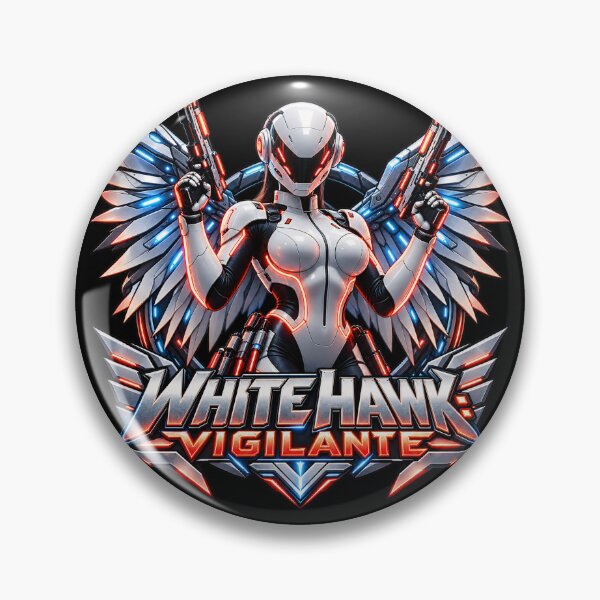 Item preview, White Hawk: Vigilante Emblem designed and sold by Moviebuff91.