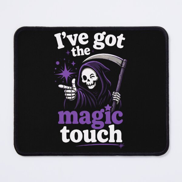 Item preview, I've Got The Magic Touch Funny Grim Reaper Halloween Gift designed and sold by Say It With Ink.