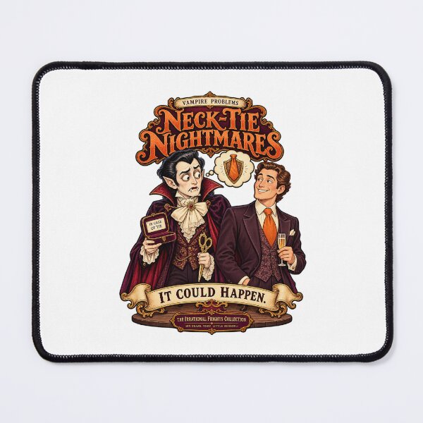 Item preview, THE IRRATIONAL FRIGHTS COLLECTION - VAMPIRE PROBLEMS - NECK-TIE NIGHTMARES designed and sold by WheelieGdArt.