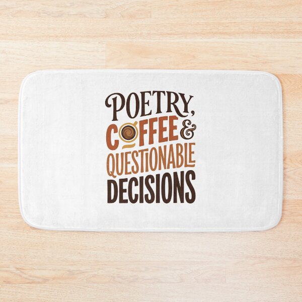 Item preview, Poetry Coffee & Questionable Decisions designed and sold by Leoprinty.