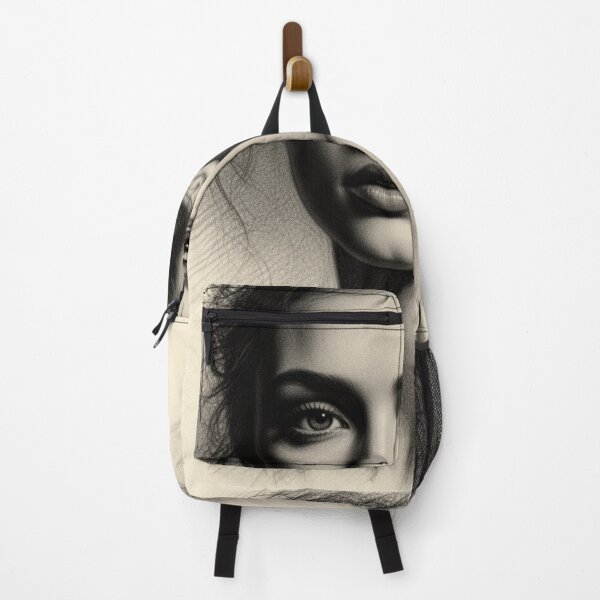 Item preview, Poised Elegance - Realistic Monochrome Portrait Drawing designed and sold by nhk999.