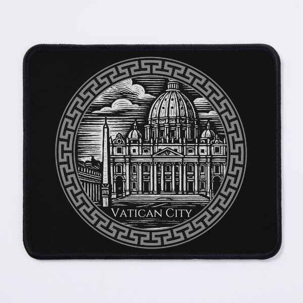 Item preview, Vatican City Vintage Woodcut Art designed and sold by Thistle-TShop.