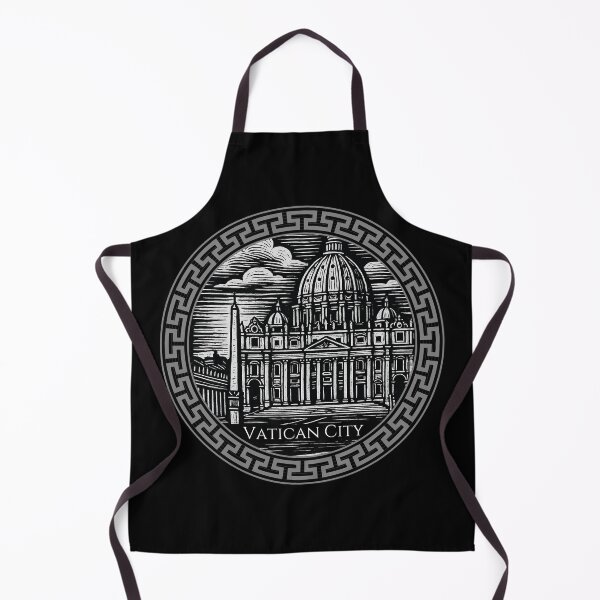 Item preview, Vatican City Vintage Woodcut Art designed and sold by Thistle-TShop.