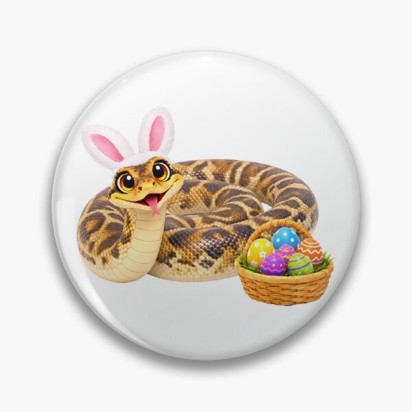 Item preview, Playful Scrub Python Easter designed and sold by Sillytoe.
