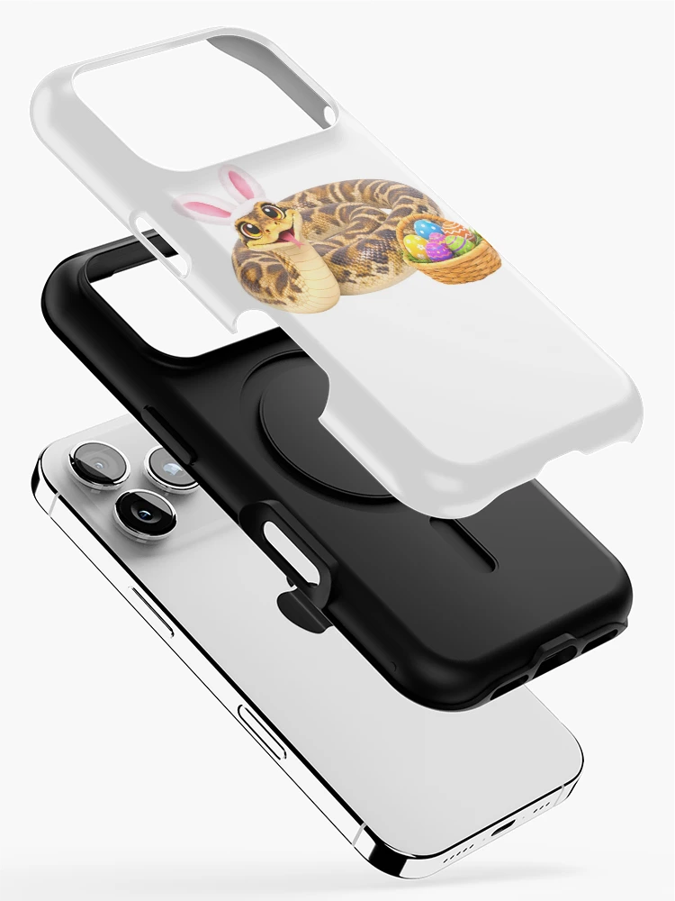 Thumbnail 2 of 4, iPhone Case, Playful Scrub Python Easter designed and sold by Sillytoe.