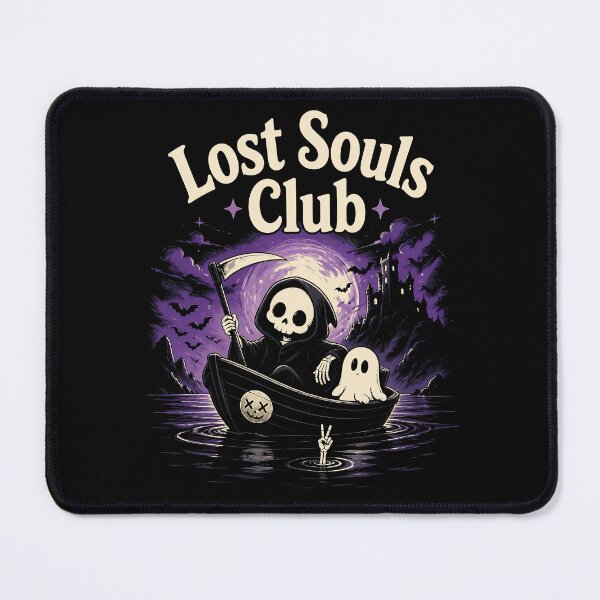 Item preview, Lost Souls Club Funny Grim Reaper Halloween Gift designed and sold by Say It With Ink.