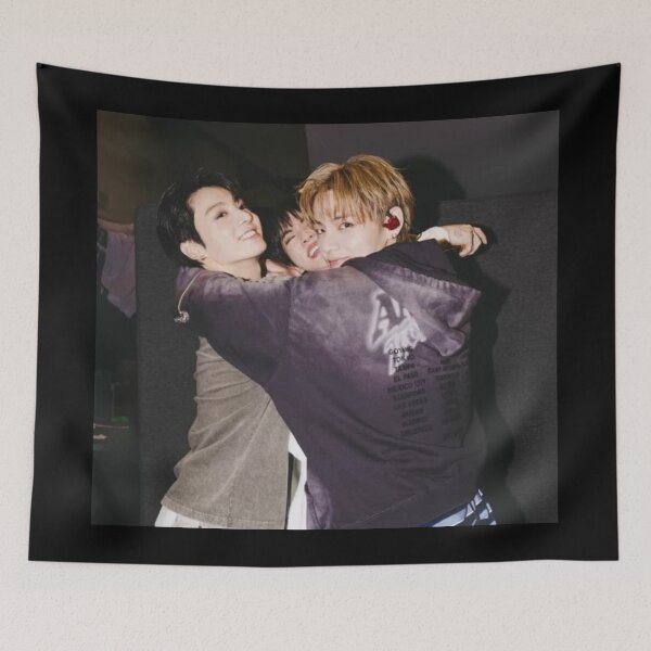 Item preview, Taehyung Jungkook and Jin Cute Hug | BTS Arirang World Tour Merch | BTS Funny | BTS New Album 2026 | Vkook Taekook JK V Seokjin designed and sold by TeenLake.