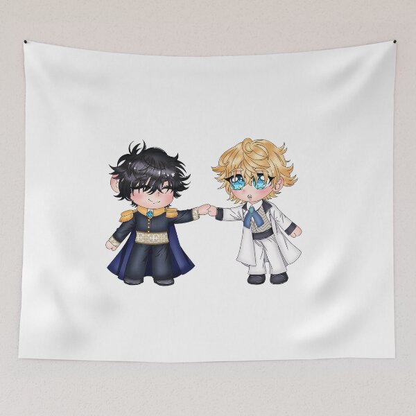 Item preview, Cute Chibi Boys Holding Hands designed and sold by Wolfy’s Chibi Corner.